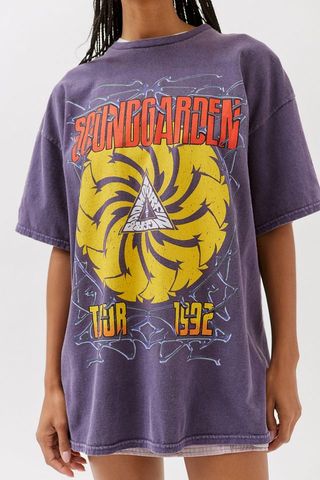 Bdg + Soundgarden Tour Glitter T-Shirt Dress