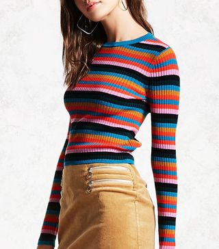 Forever 21 + Ribbed Knit Striped Sweater