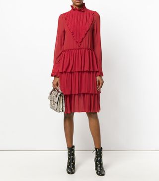 See by Chloé + Micro Knife Pleated Dress