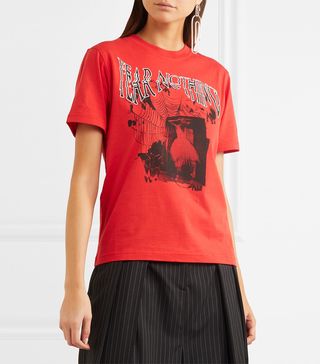 McQ Alexander McQueen + Printed Cotton-Jersey T-Shirt