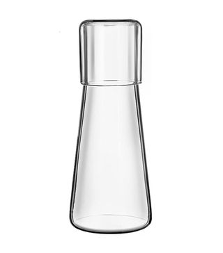 Ziljj + Clear Bedside Water Carafe Set with Tumbler Glass