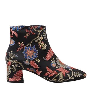 Matalan + Brocade Floral Ankle Boots