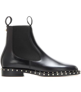 Valentino Garavani + Embellished Chelsea boots