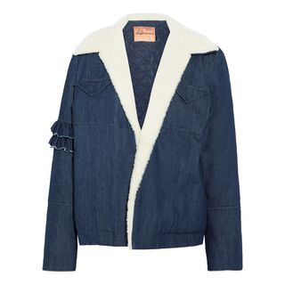 Maggie Marilyn + Made for Greatness Shearling Denim Jacket