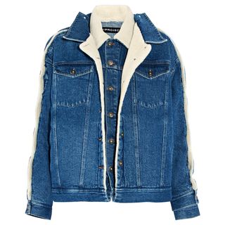 Y/Project + Faux Shearling-Lined Layered Denim Jacket