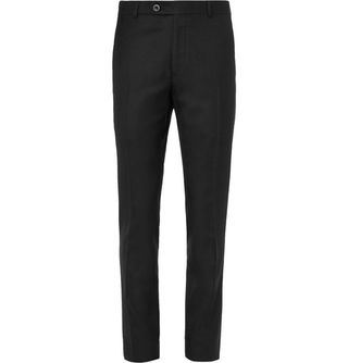 Mr P. + Black Worsted Wool Trousers