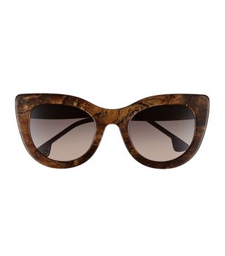 Alice + Olivia + Delancey 51mm Cat Eye Sunglasses