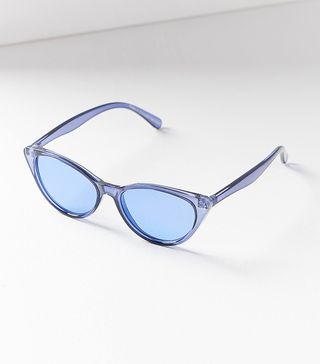 Urban Outfitters + Slim Retro Cat-Eye Sunglasses