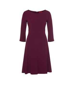 Hugo Hugo Boss + Crepe A-Line Dress