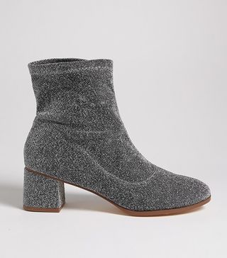Forever 21 + Glitter Sock Boots