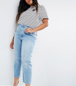 ASOS Curve + Florence Authentic Straight-Leg Jeans