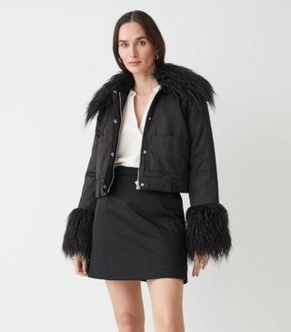 & Other Stories + Boxy Faux Fur Jacket
