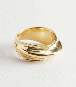 & Other Stories + Embossed Sculptural Ring