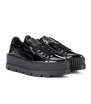 Fenty by Rihanna + Pointed Creeper Patent Leather Sneakers