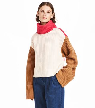 H&M + Wide-Cut Turtleneck Sweater