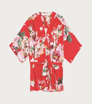 Zara + Printed Kimono