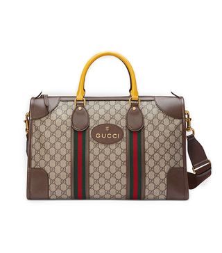 Gucci + Soft GG Supreme Duffle Bag With Web