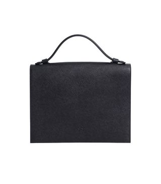The Daily Edited + Black Top Handle Bag