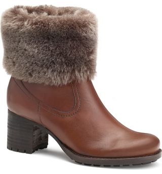 Trask + Myrah Genuine Shearling Waterproof Bootie