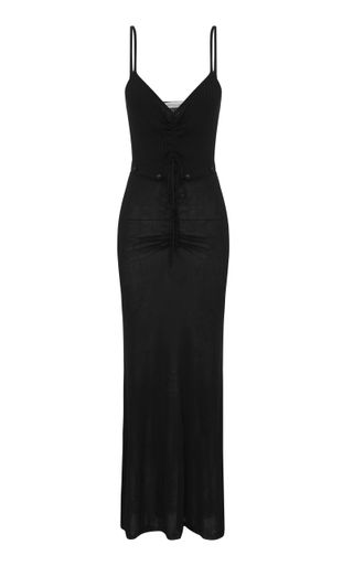 Christopher Esber + Convertible Ruched Knit Maxi Dress