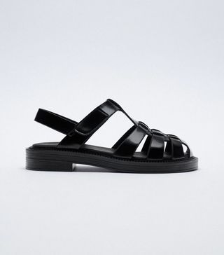 Zara + Low Heel Fisherman Sandals