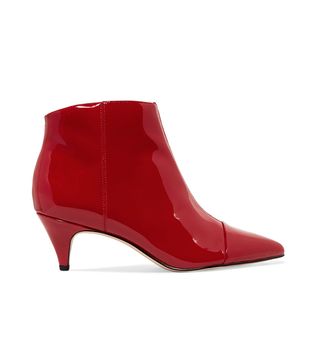 Sam Edelman + Kinzey Patent-Leather Ankle Boots