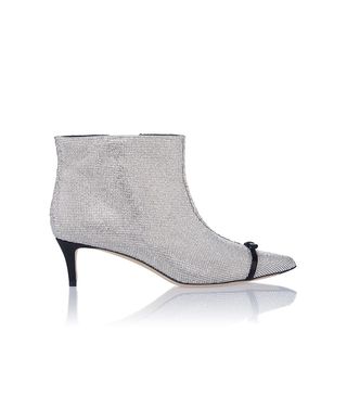 Marco de Vincenzo + Crystal Kitten Heel Bootie