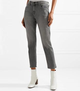 J Brand + Sadey Cropped Slim Boyfriend Jeans