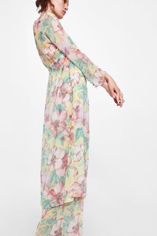 Zara + Floral Print Tunic