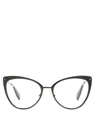 Alexander McQueen + Cat Eye Acetate Glasses