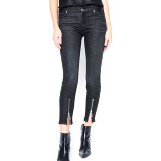 7 for All Mankind + B(air) Denim Roxanne Ankle With Front Zipper