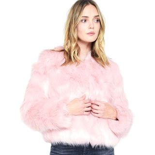 7 for All Mankind + Faux Fur Coat