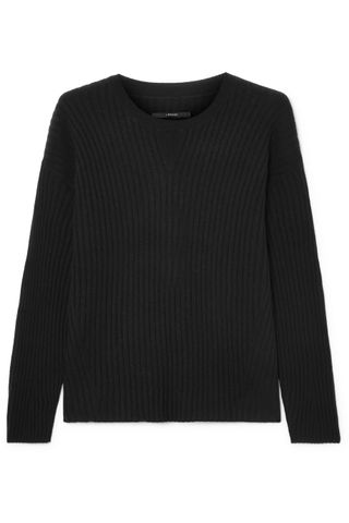 J Brand + Tiffany Ribbed Cashmere Sweater