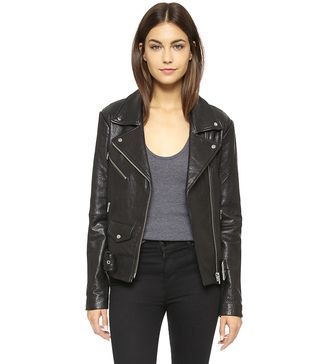 Veda + Jayne Classic Leather Jacket
