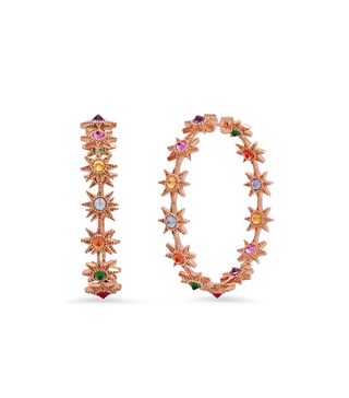 Colette + Multi Color Hoop Earrings