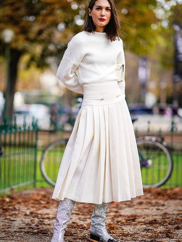 The Coolest Sweater and Skirt Combos | Who What Wear