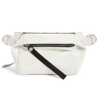 Proenza Schouler + Pswl Faux Leather Fanny Pack in White