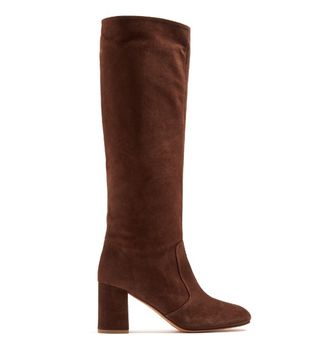 Maryam Nassir Zadeh + Lune Suede Knee-High Boots