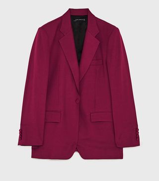 Zara + Colourful Masculine Blazer