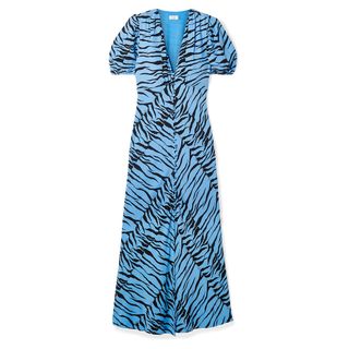 Rixo + Tonya Printed Crepe Midi Dress