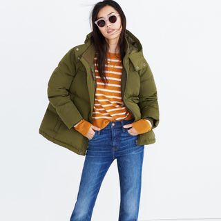 Madewell + Quilted Down Puffer Parka