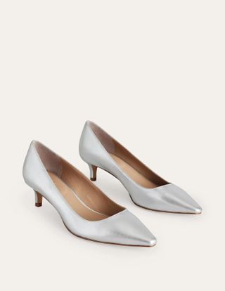 Boden + Lara Low-Heeled Court Shoes