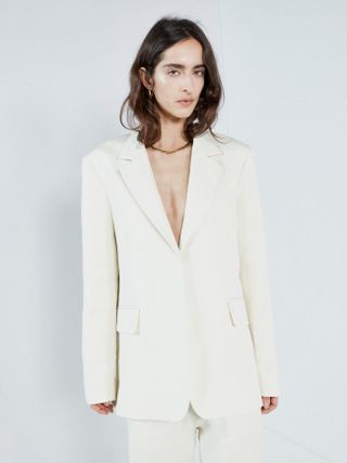 Raey + Relaxed Ramie and Cotton-Blend Suit Jacket
