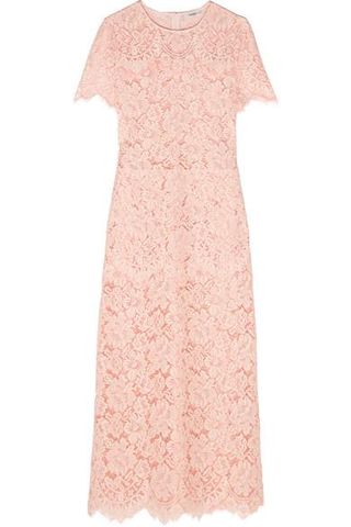 Ganni + Duval Corded Lace Midi Dress