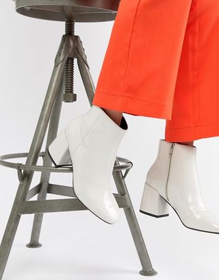 Asos + Rural Patent Ankle Boots