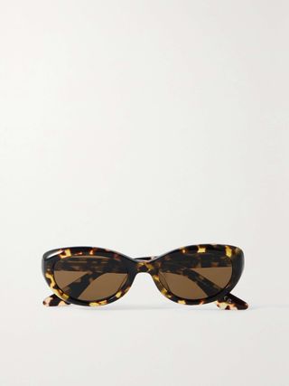 Oliver Peoples x Khaite 1969 + Oval-Frame Tortoiseshell Acetate Sunglasses