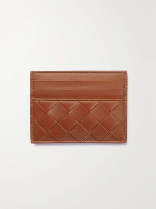 Bottega Veneta + Intrecciato 15 Leather Cardholder