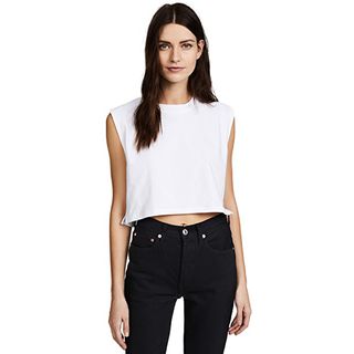 X Karla + The Sleeveless Crop Tee