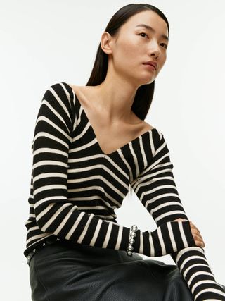 Arket + Sunray Stripe Jumper