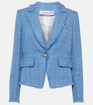 Veronica Beard + Hosanna cotton-blend tweed blazer